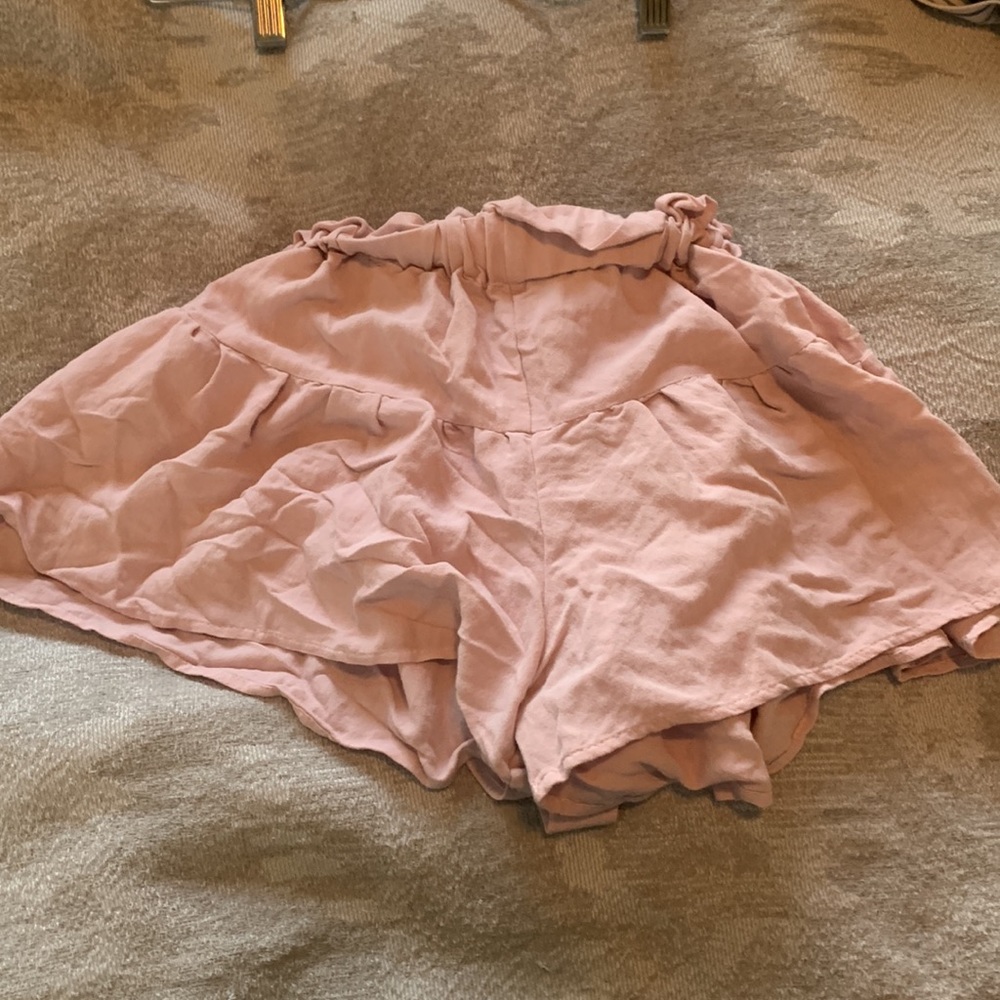 Simplee Pink Drawstring Shorts Large - Picture 4 of 5